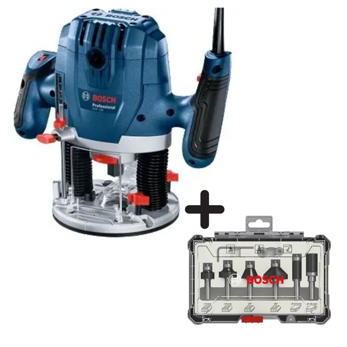 Fresadora router Bosch 1300w - Ferretería Martín