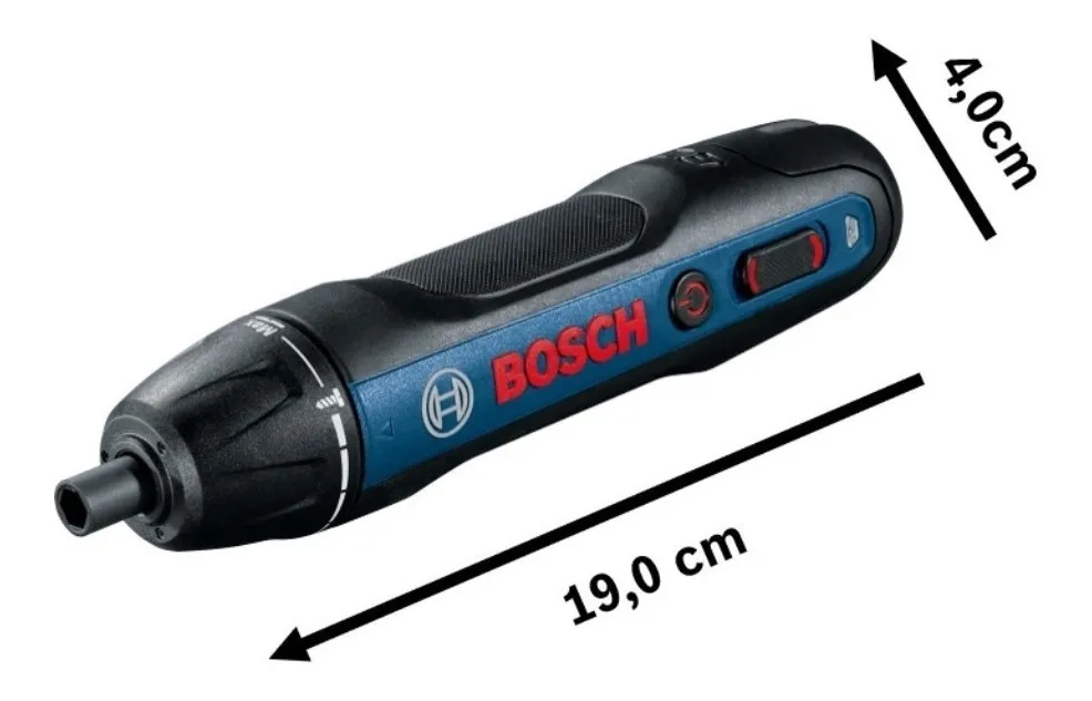 Destornillador inalámbrico Bosch Professional GO 3.6V azul - La Casa del  Repuesto