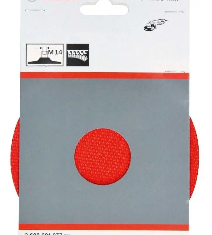 Bosch Plato De Goma C/ Velcro Para Lijar C/ Amoladora 125mm