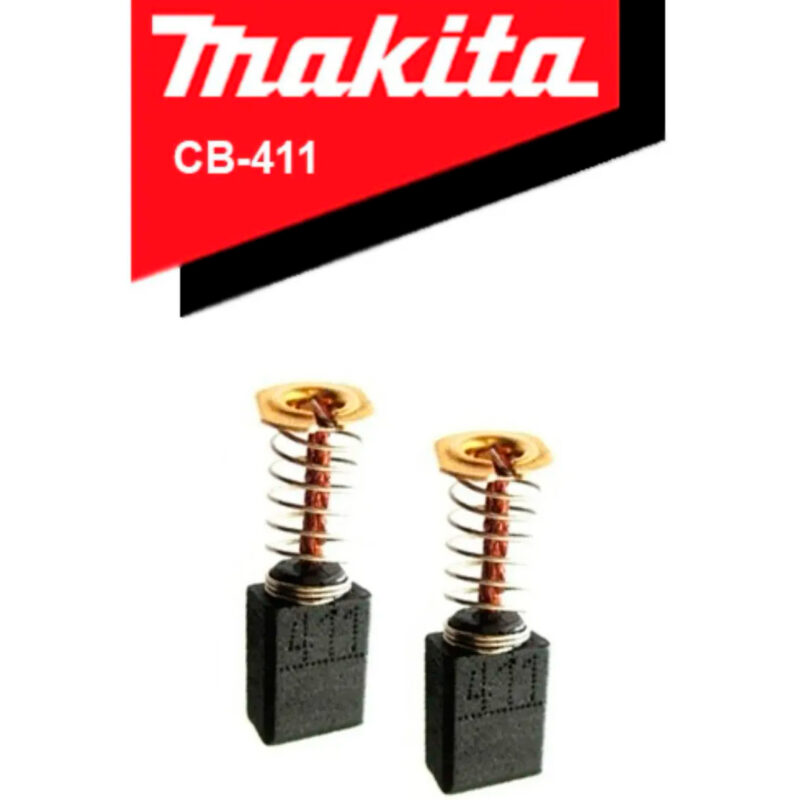 Carbones Escobillas Makita Originales Cb-411 Fresadora 3709
