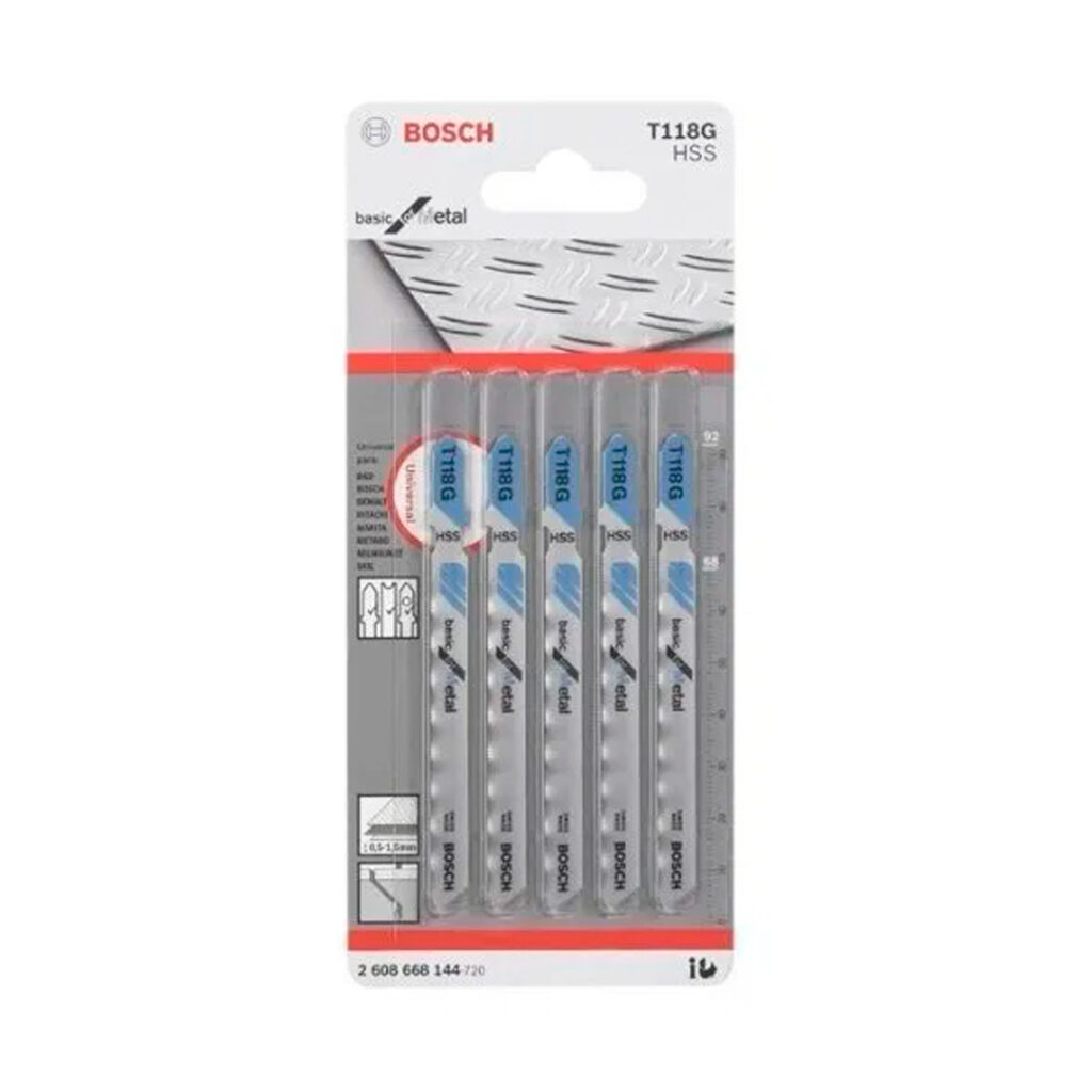 Set 5 Hojas Bosch De Sierra Caladora Vastago T Madera 2-15mm | Cuotas sin interés