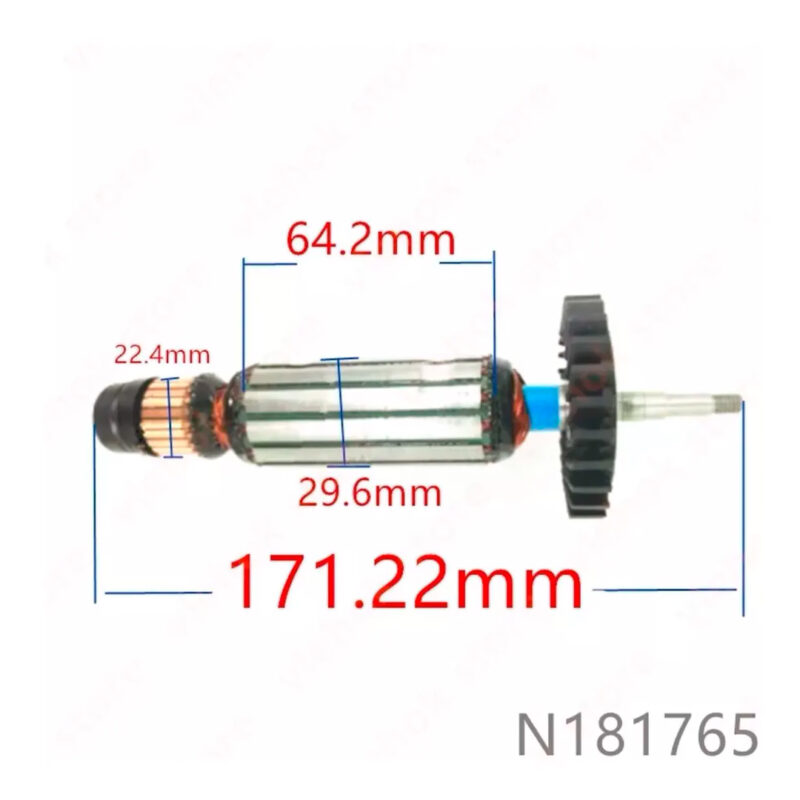 Inducido Rotor Para Amoladora Dewalt Dwe4020 Código: N181765 - Image 3