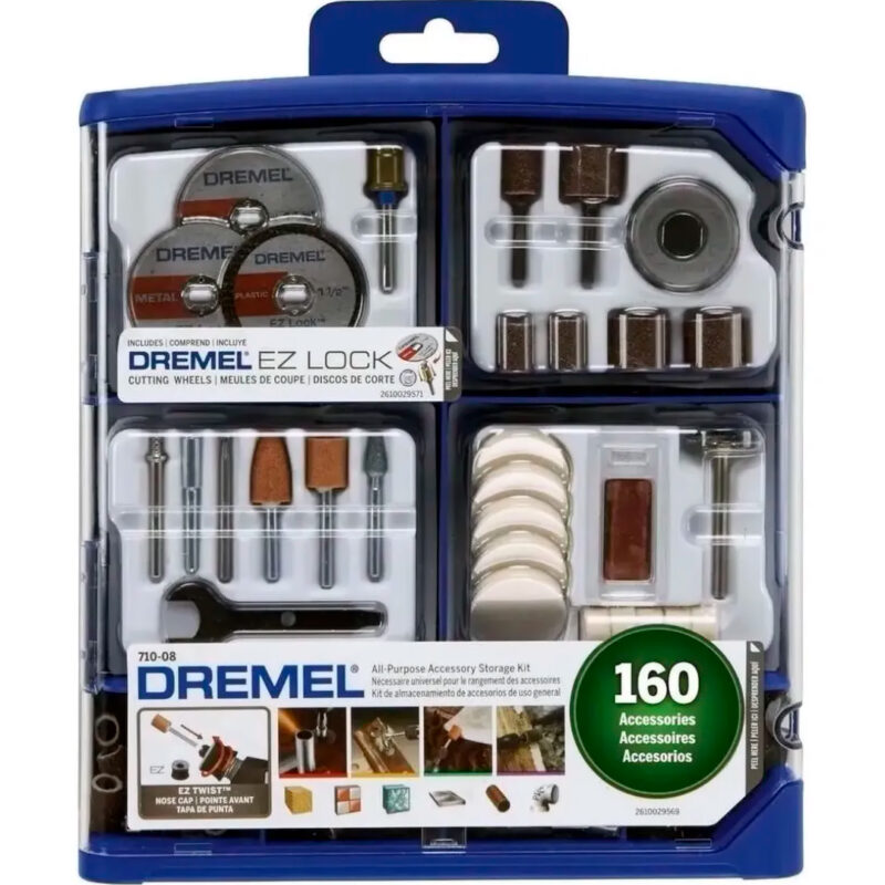 Kit 160 Piezas Para Minitornos Dremel 710-rw2 Ez Lock