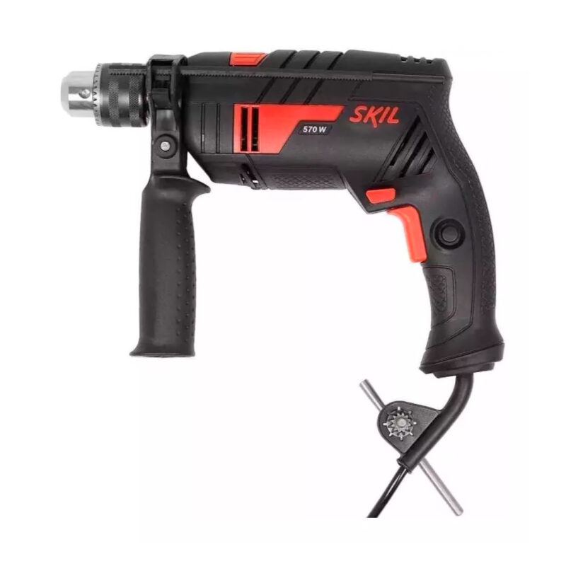 Taladro Percutor Eléctrico De 13mm Skil 6555 570w 220v - Image 3