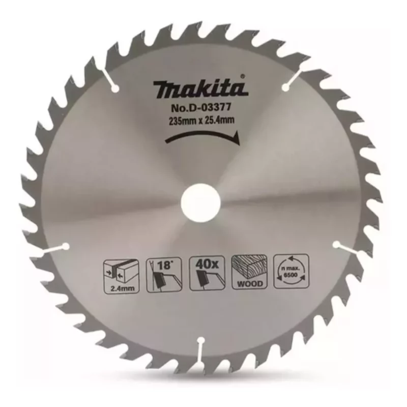 Disco De Sierra 235 Mm Makita D-03377 40 Dientes Madera