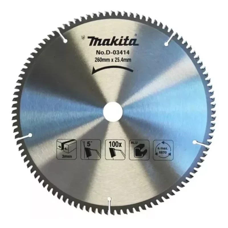 Disco De Sierra Ingletadora Makita 260mm X 25.4mm D-03414