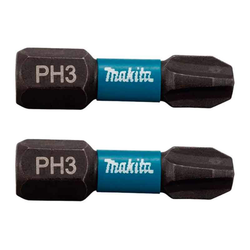 Punta Atornillar Impacto Ph3 X 25mm Makita B-63622 Pack X2