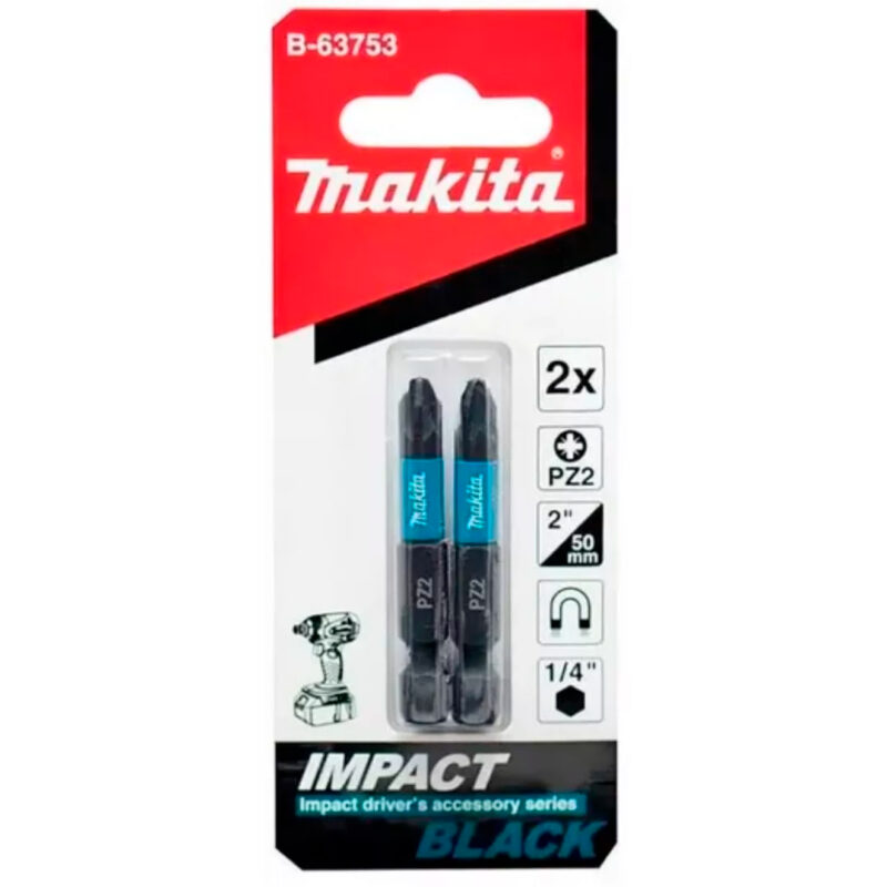 Punta Torsion Black Pz2-50 Makita B-63753 Impact Black