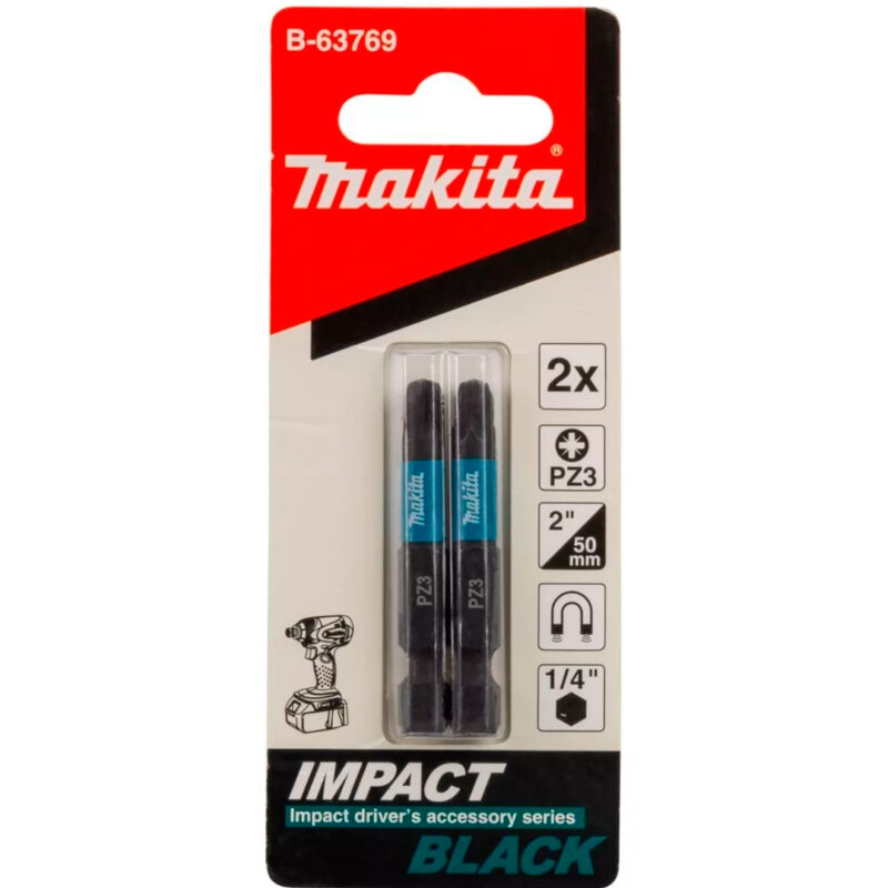Punta Torsion Black Pz3-50mm Makitab-63769 Atornillar - Image 2