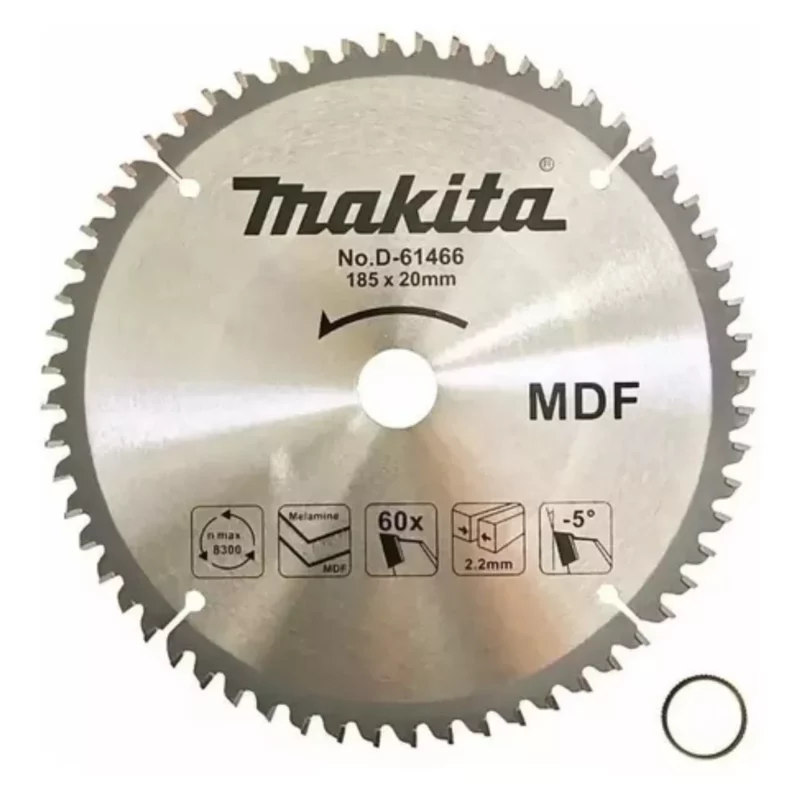 Disco Sierra Makita D-61466 185mm 60d Corte Mdf Melamina