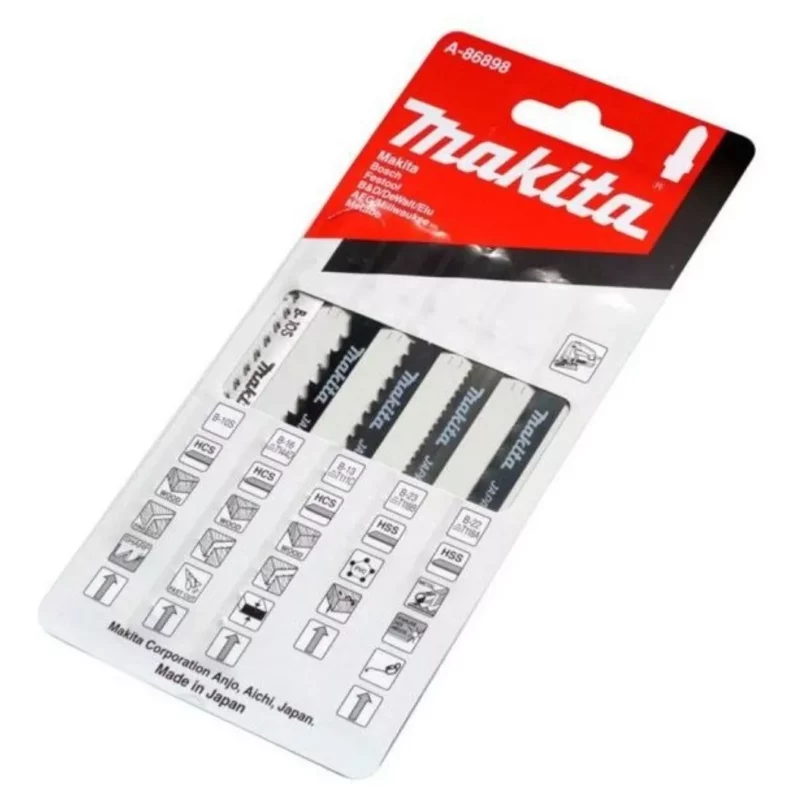 Hojas De Sierra Para Caladora A-86898 Surtido X5 Mad/pvc/met - Image 2