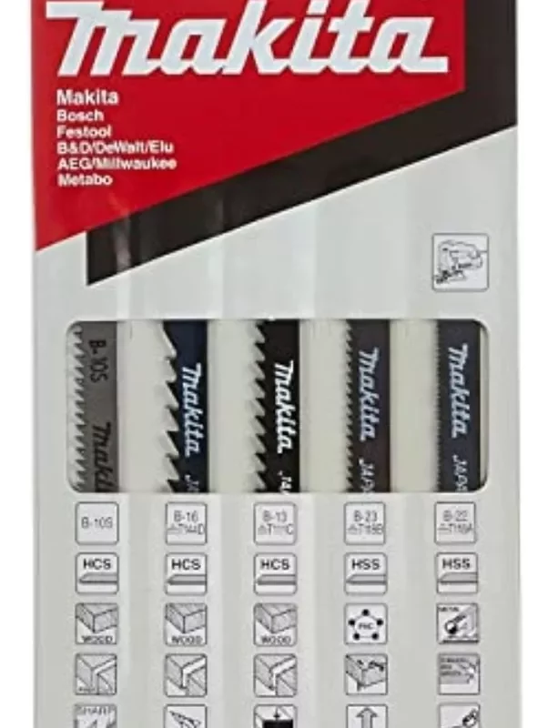 Hojas De Sierra Para Caladora A-86898 Surtido X5 Mad/pvc/met - Image 4
