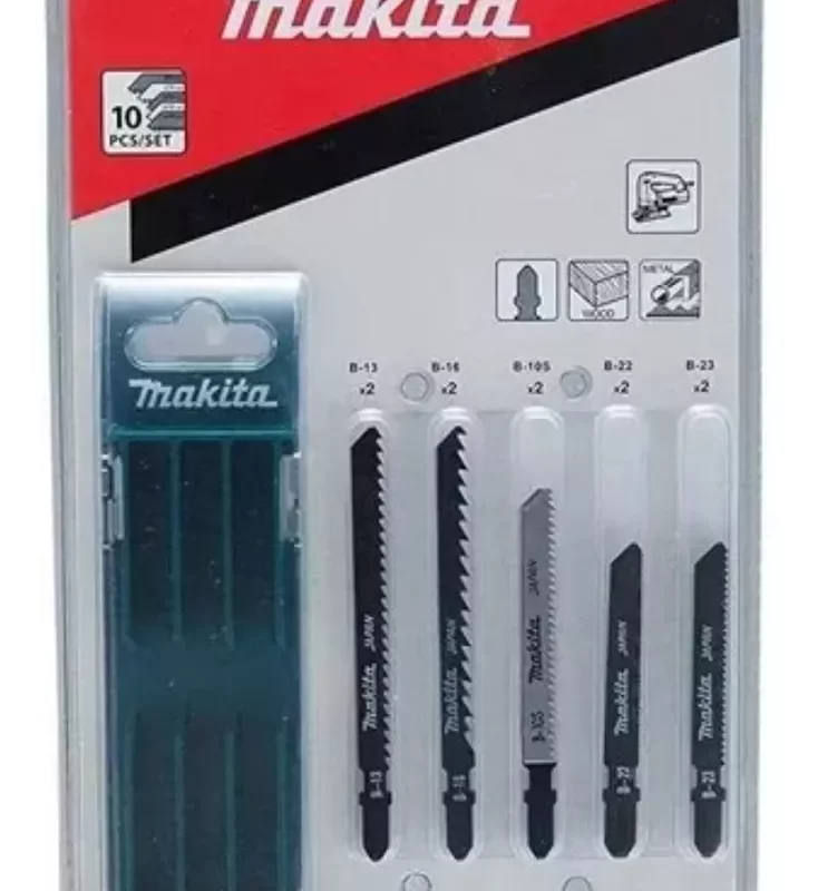 Set 10 Hojas De Sierra Caladora Madera Metal Makita B-44410 - Image 2