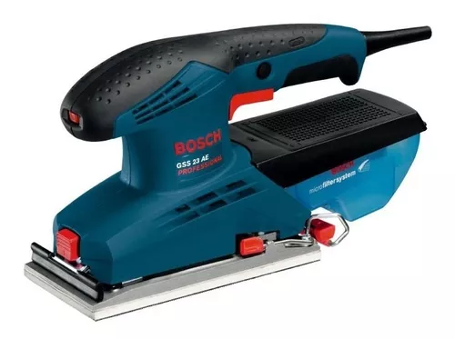 Lijadora profesional orbital Bosch Professional GSS 23 AE con sistema  velcro azul 190W 220V - La Casa del Repuesto