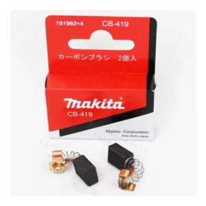 Juego De Carbones Makita Cb-419 Originales P/ Fs2200