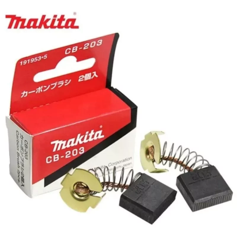 Juego De Carbones Makita Cb203 Originales Sensitiva 2414nb - Image 3