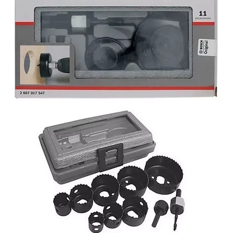 Juego Set Kit 11 Piezas Mecha Sierra Copa Bosch 2607017547 - Image 2