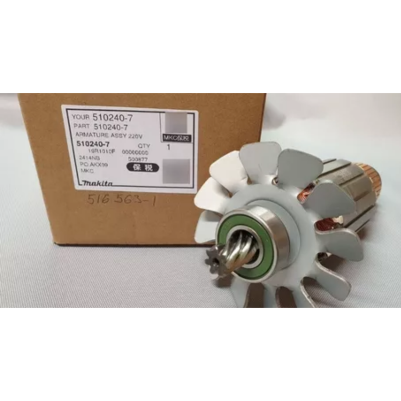 Inducido Original Makita para Sierra Sensitiva 2414NB únicamente. Modelo: 510240-7