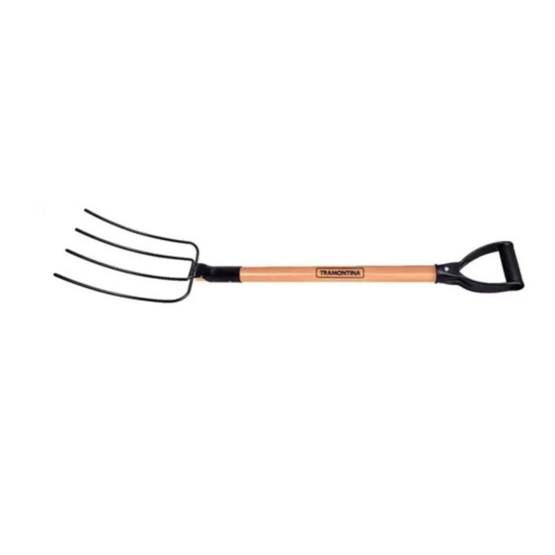 Horquilla Forjada En Acero Tramontina Con Cabo Madera 102cm