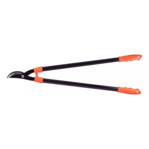 Tijeras Para Podar De Fuerza Mango Largo Color Negro/naranja