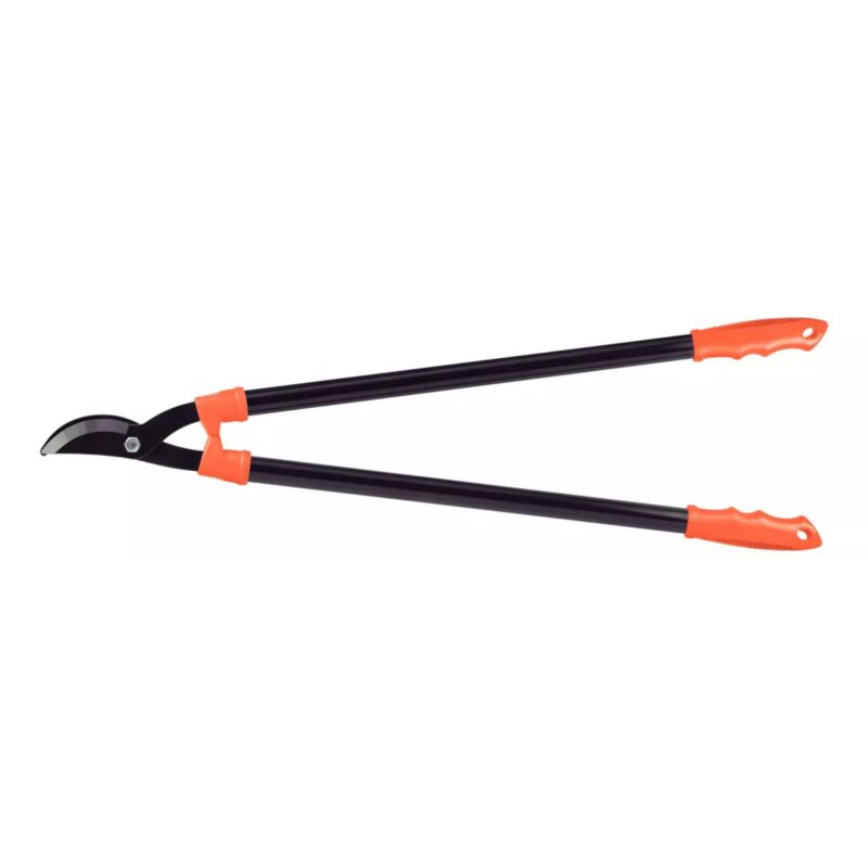 Tijeras Para Podar De Fuerza Mango Largo Color Negro/naranja