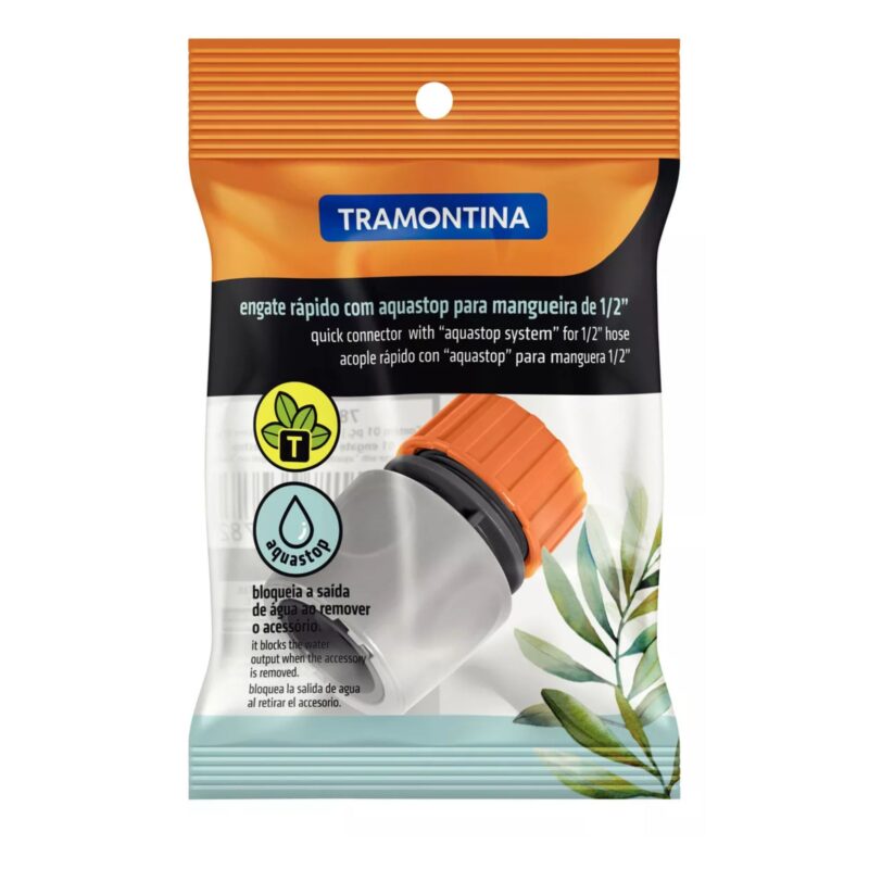 Acoplador rápido Tramontina 78508000 con Aquastop Garden Color