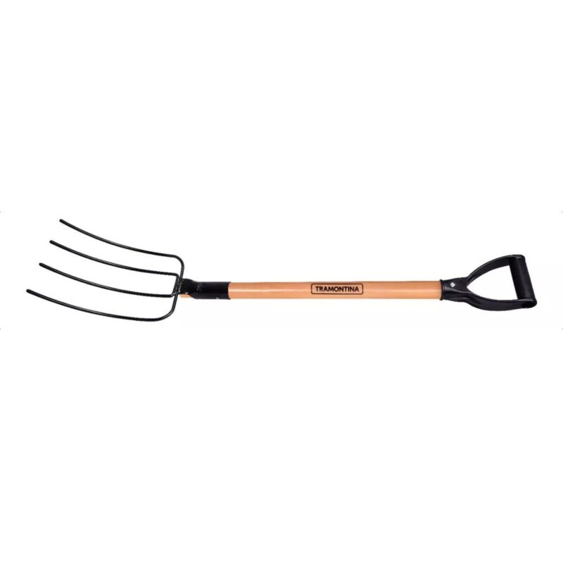 Horquilla Forjada En Acero Tramontina Con Cabo Madera 102cm