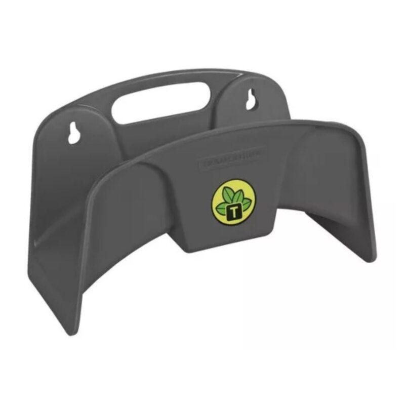 Soporte De Pared Plástico Fijo Para Manguera Tramontina Pf Color Gris