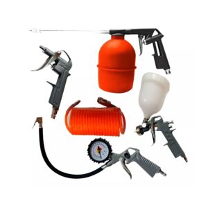 Kit De Accesorios Para Compresor Aire Y Pintura 5 Piezas