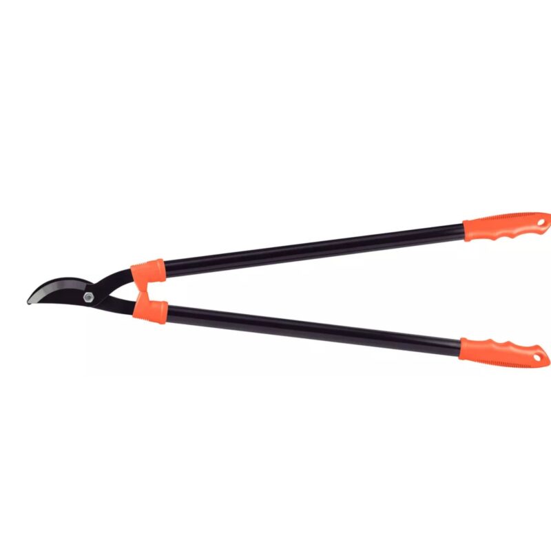 Tijeras Para Podar De Fuerza Mango Largo Color Negro/naranja
