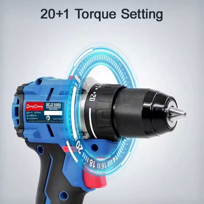 Taladro Percutor Inalámbrico Dong Cheng Dcjz2060i-em 20v - Image 6