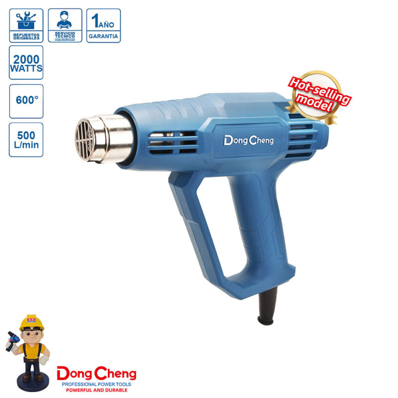 Pistola De Calor Dong Cheng Dqb05-2000 | 600° 2000w - Image 6