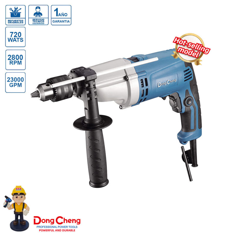 Taladro Percutor 13mm Dong Cheng Dzj20 | 720w 2800rpm - Image 2