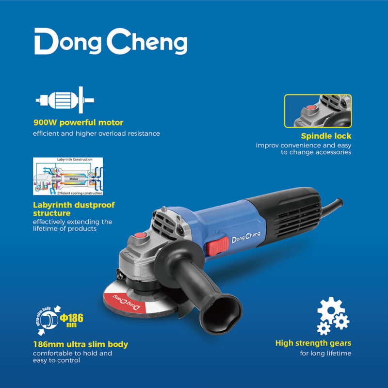Amoladora Angular Profesional Dong Cheng 115mm 4 1/4" 900w - Image 12