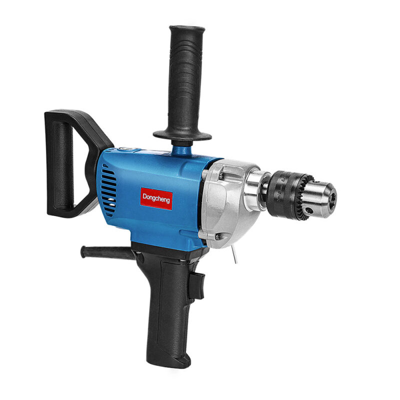 Taladro Eléctrico Dong Cheng Djz03-16a | 1010w 620rpm Color Azul Frecuencia 50hz - Image 7